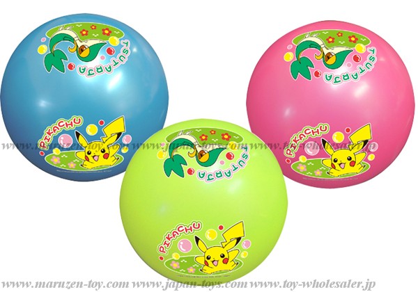 (送料キャンペーン対象外商品)(ニッシン)6号ポケモンBWボール(空気入り)(直径約15cm)