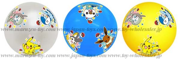 (送料キャンペーン対象外商品)(ニッシン)8号ポケモンBWボール(空気入り)(直径約20cm)