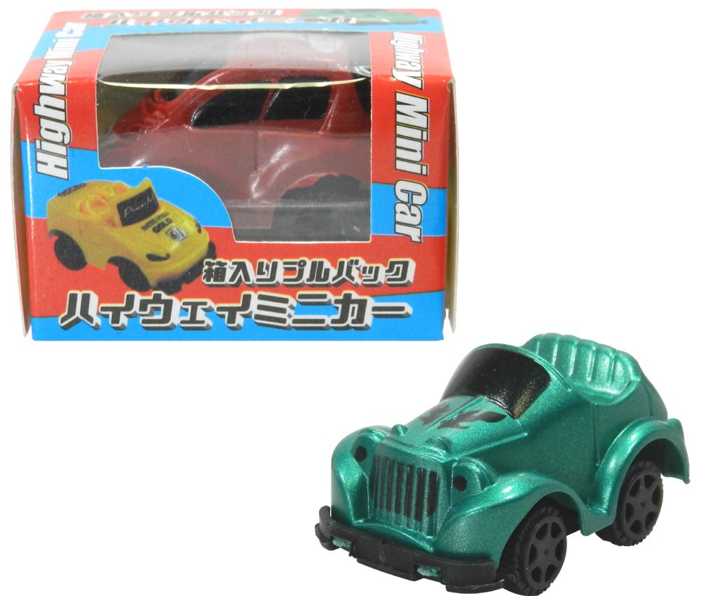 箱入りプルバックハイウェイミニカー
