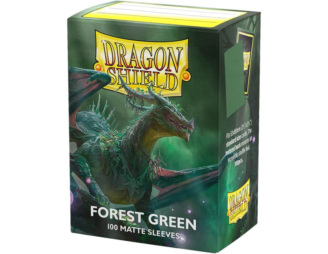 【ドラゴンシールド】AT-11056 ドラゴンシールド マット スタンダードサイズ Forest Green(100枚入り)